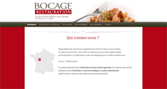 Desktop Screenshot of bocagerestauration.fr